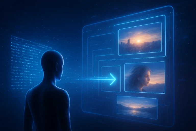 Sora Text-to-Video Model by OpenAI – Futuristic AI Concept Banner